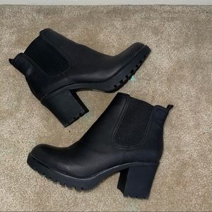 Black Heeled Booties